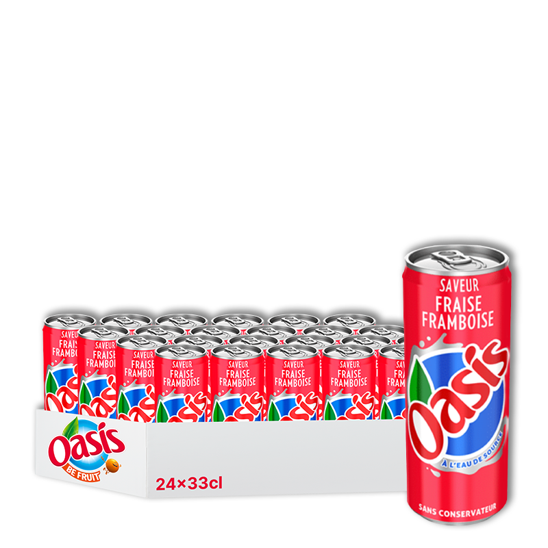 Oasis frais framboise 24x33CL