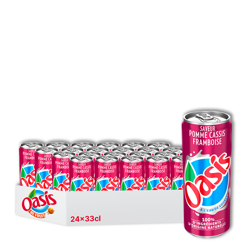 Oasis pomme cassis 24x33CL